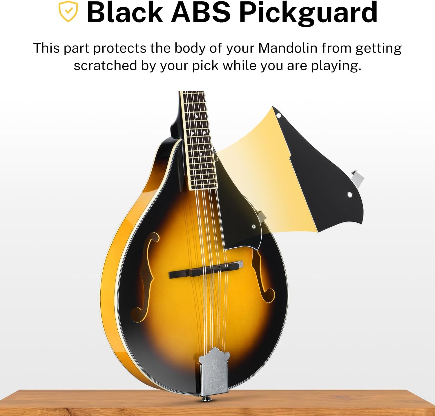 Drift Tone: A Style Mandolin Instrument Sunburst Beginner Adult Acoustic Mandolin Musical Instrument Mahogany 8 String, Bundle With Tuner String Bag Guitar Picks,DML-1